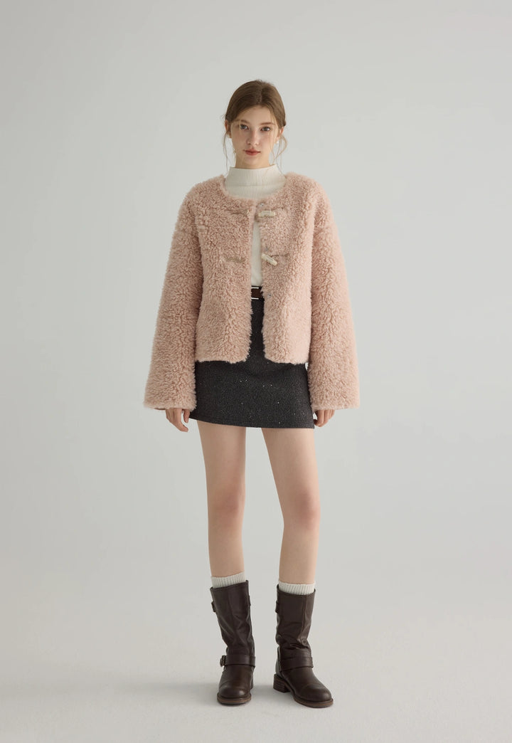 Women's Faux Fur Shearling Coat