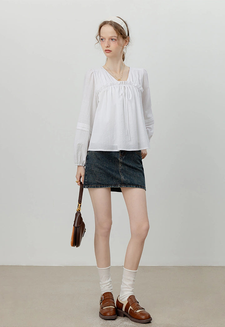 Women's Ruffled Blouse