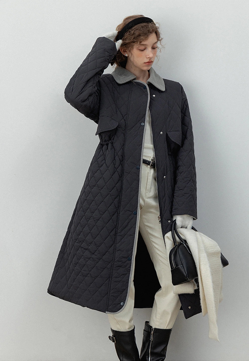 Women's Long Quilted Puffers