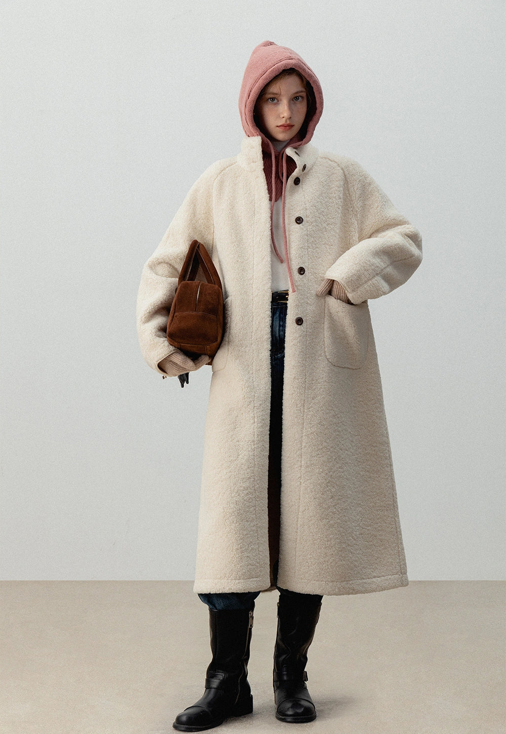 Women's Oversized Wool Blend Coat