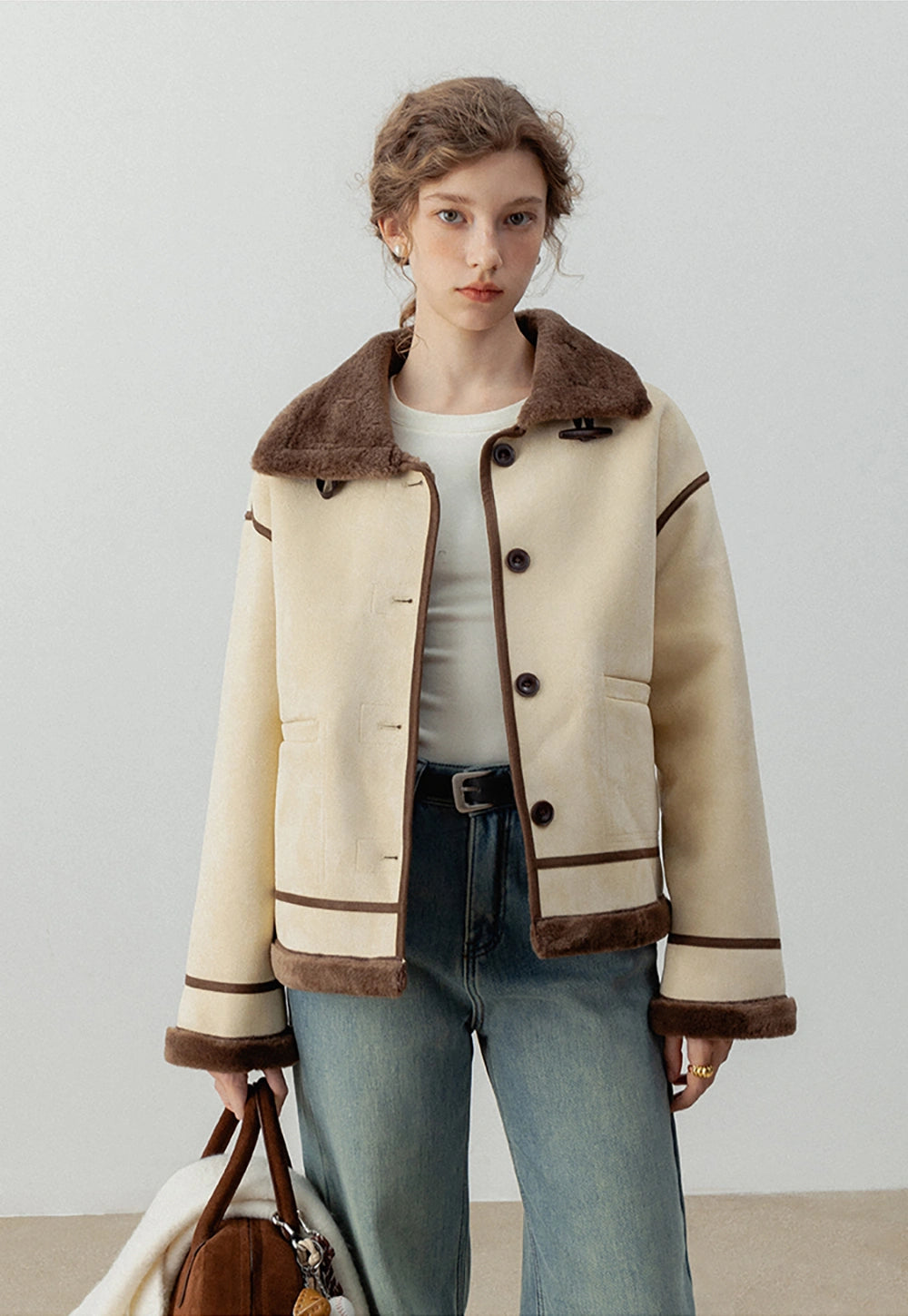 Women's Faux Shearling Jacket