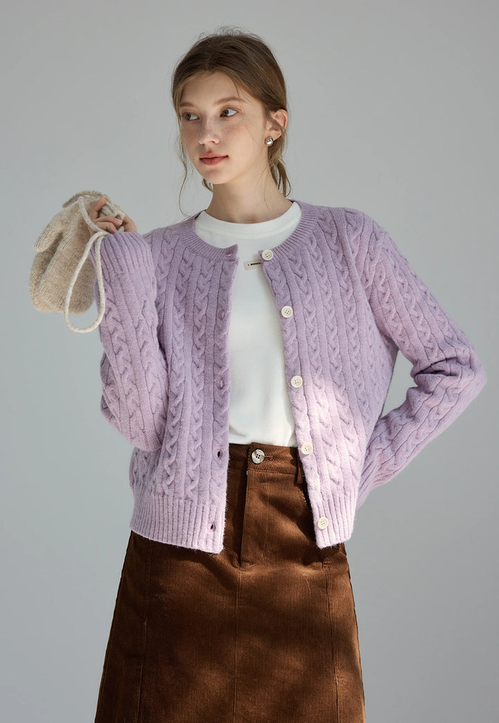 Cable Knit Cardigan