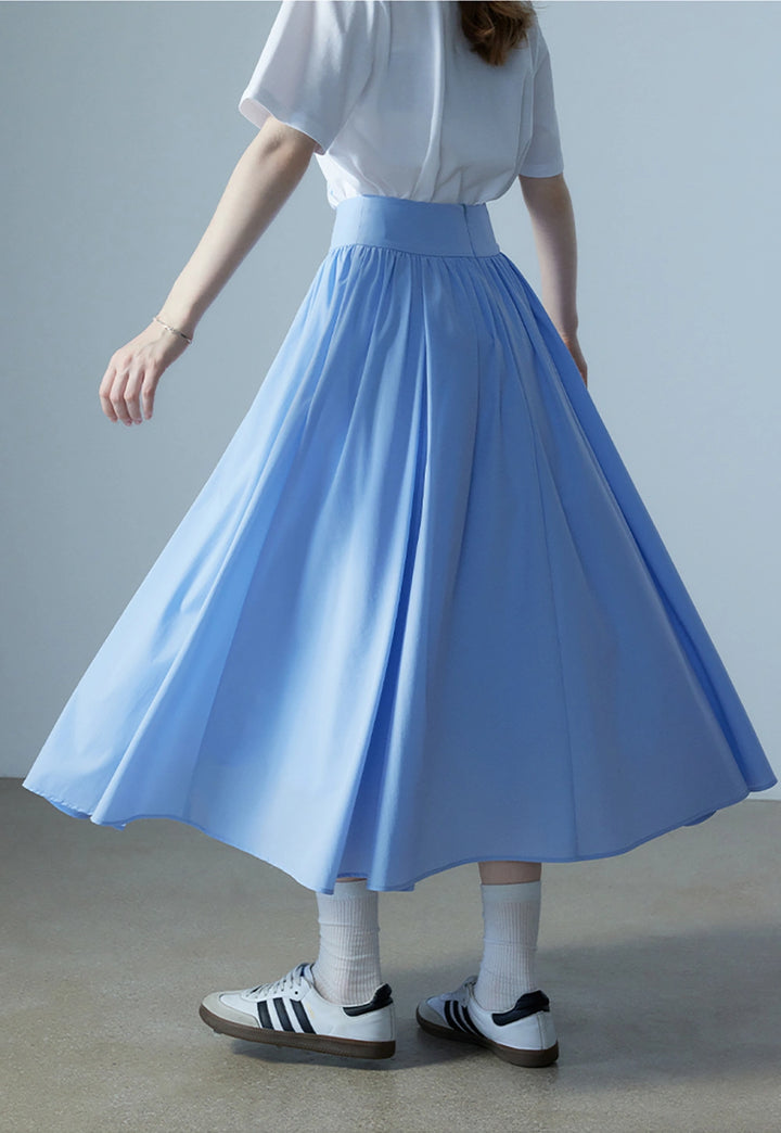 Women's Pleated Midi Skirt