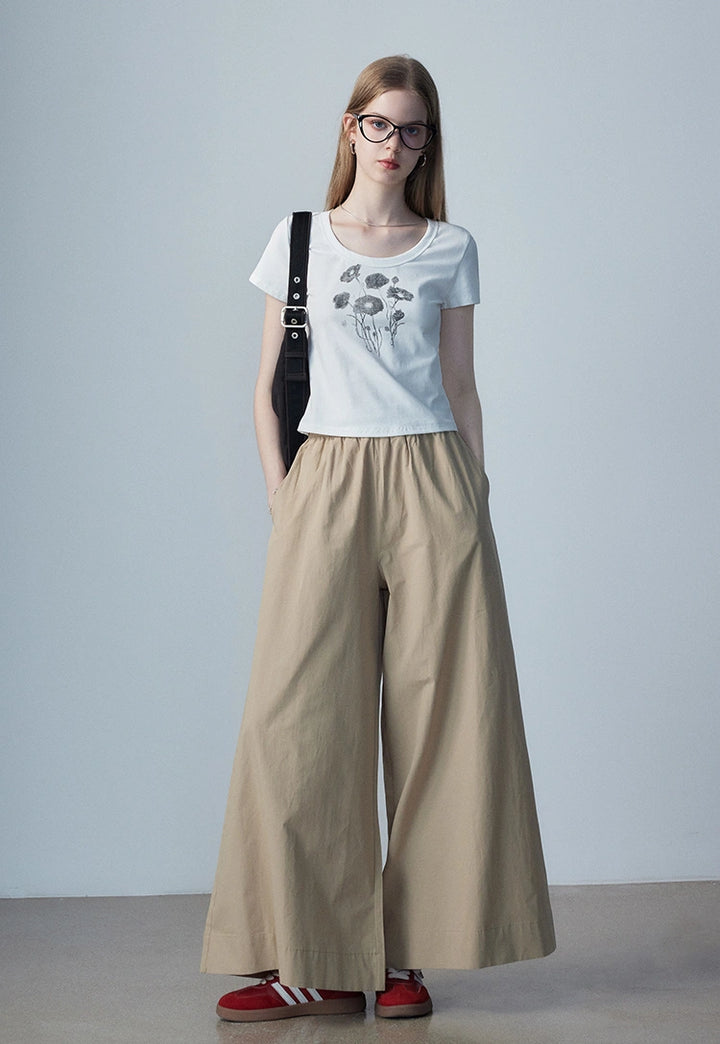 Women's Wide-Leg Casual Pants