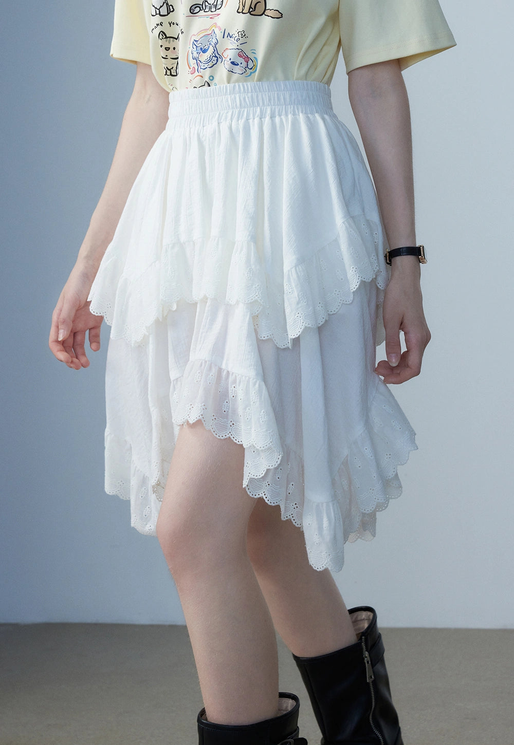 Women's Tiered Ruffle Skirt