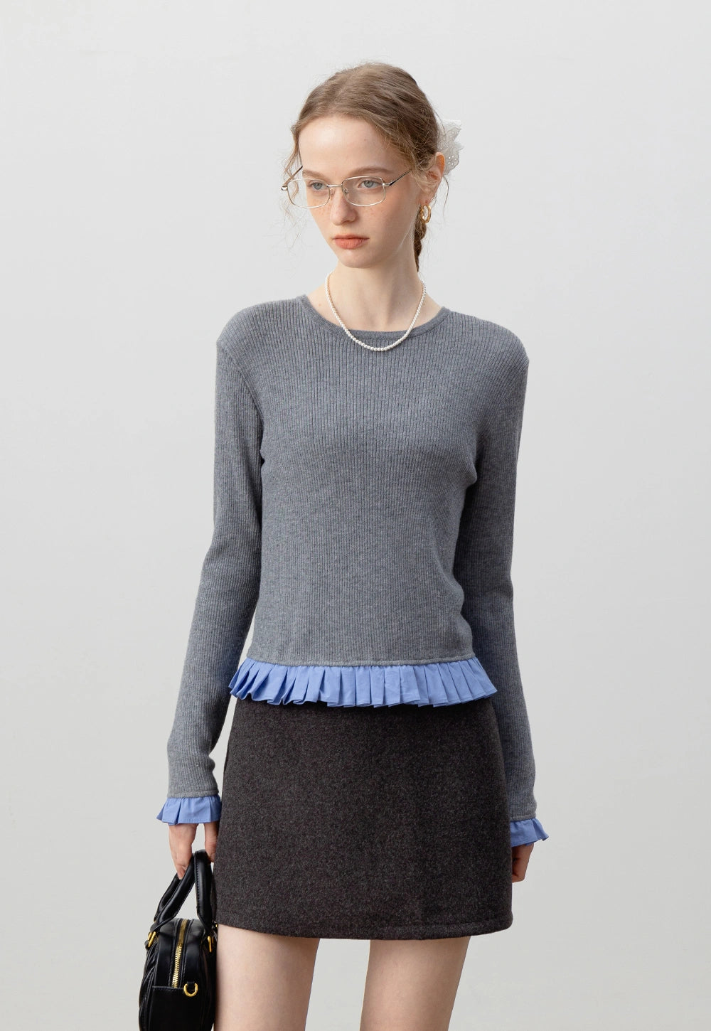 Women's Ribbed Knit Top