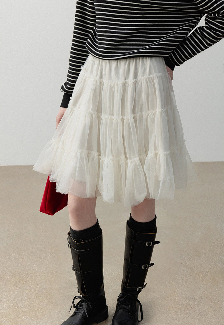 Women's Tiered Tulle Skirt