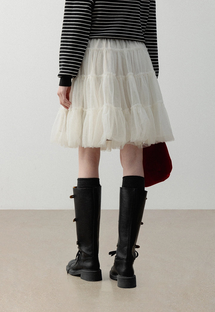 Women's Tiered Tulle Skirt