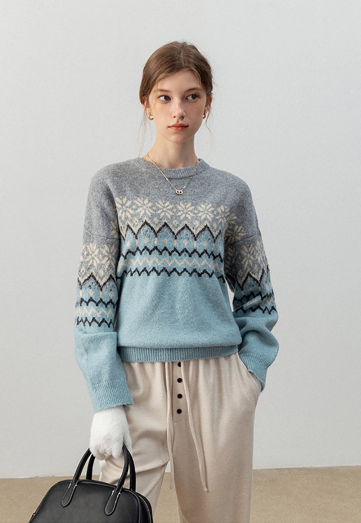 Women's Nordic Snowflake Sweater