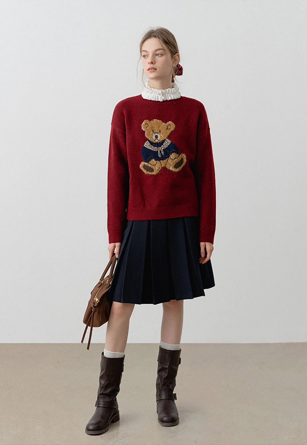 Women's Teddy Bear Graphic  Sweater