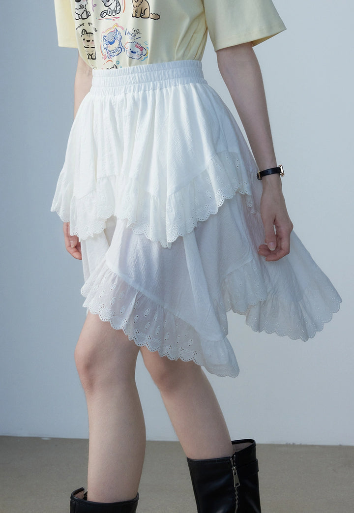 Women's Tiered Ruffle Skirt