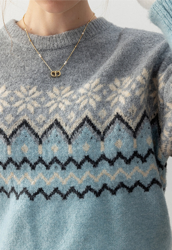 Women's Nordic Snowflake Sweater