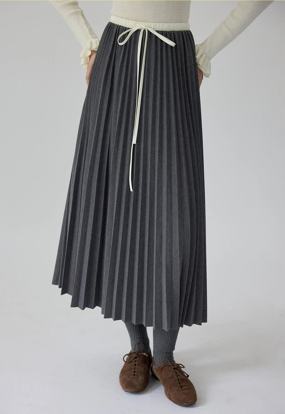 Women's Pleated Umbrella Skirt