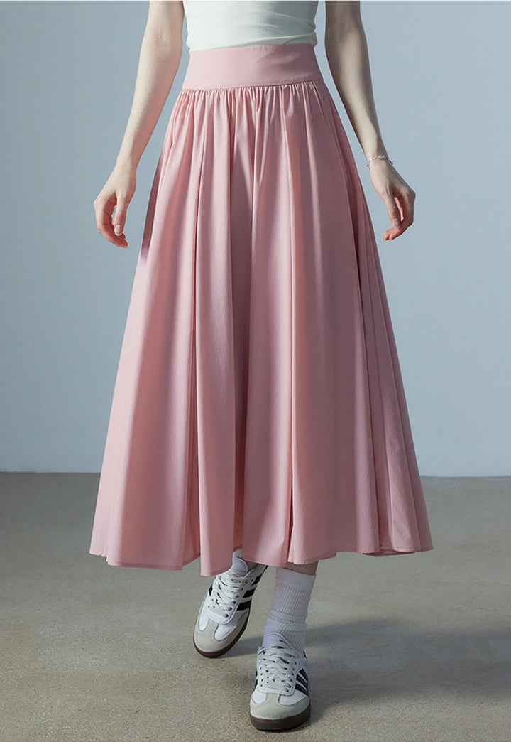 Women's Pleated Midi Skirt