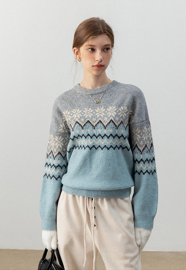 Women's Nordic Snowflake Sweater