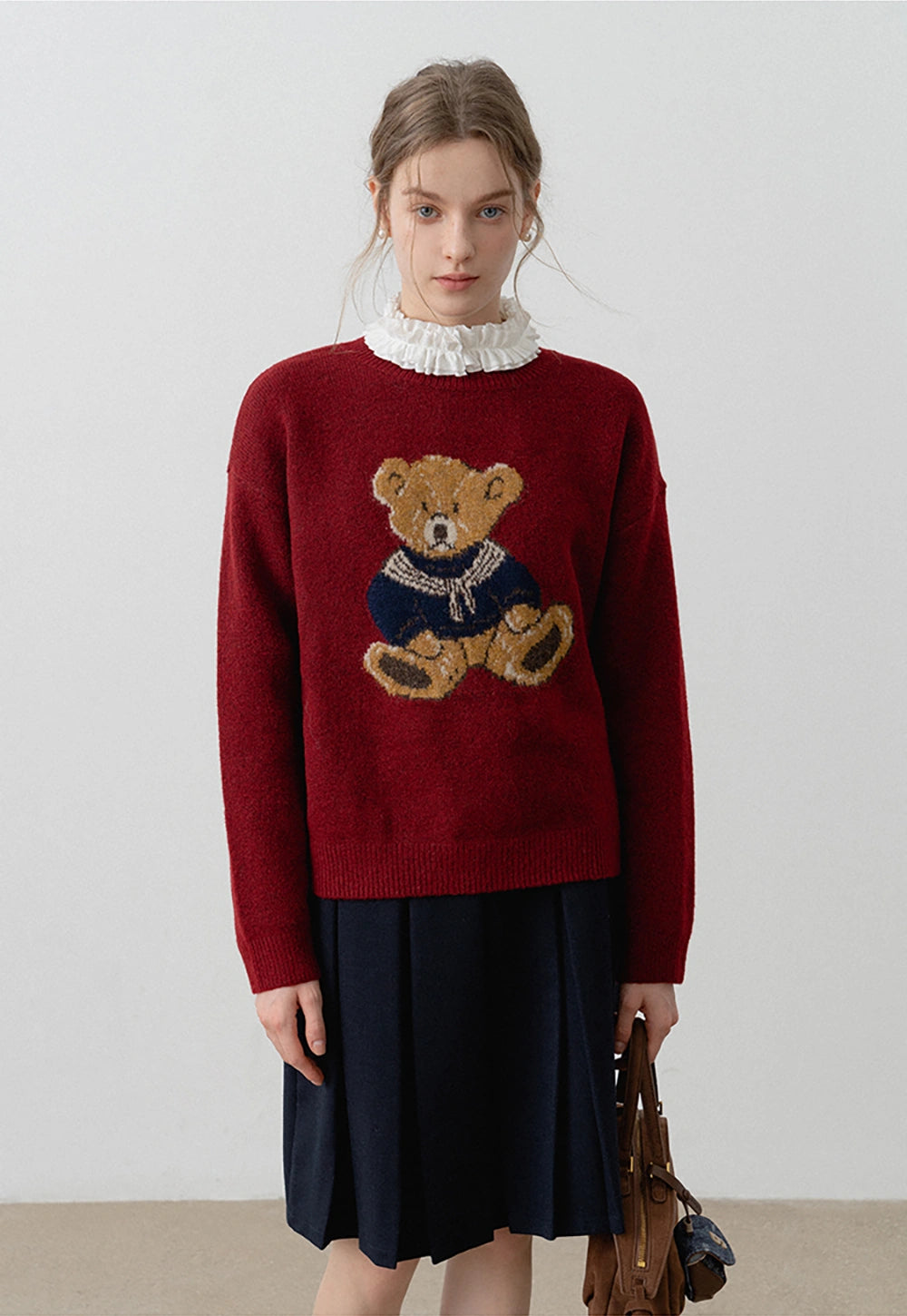 Women's Teddy Bear Graphic  Sweater