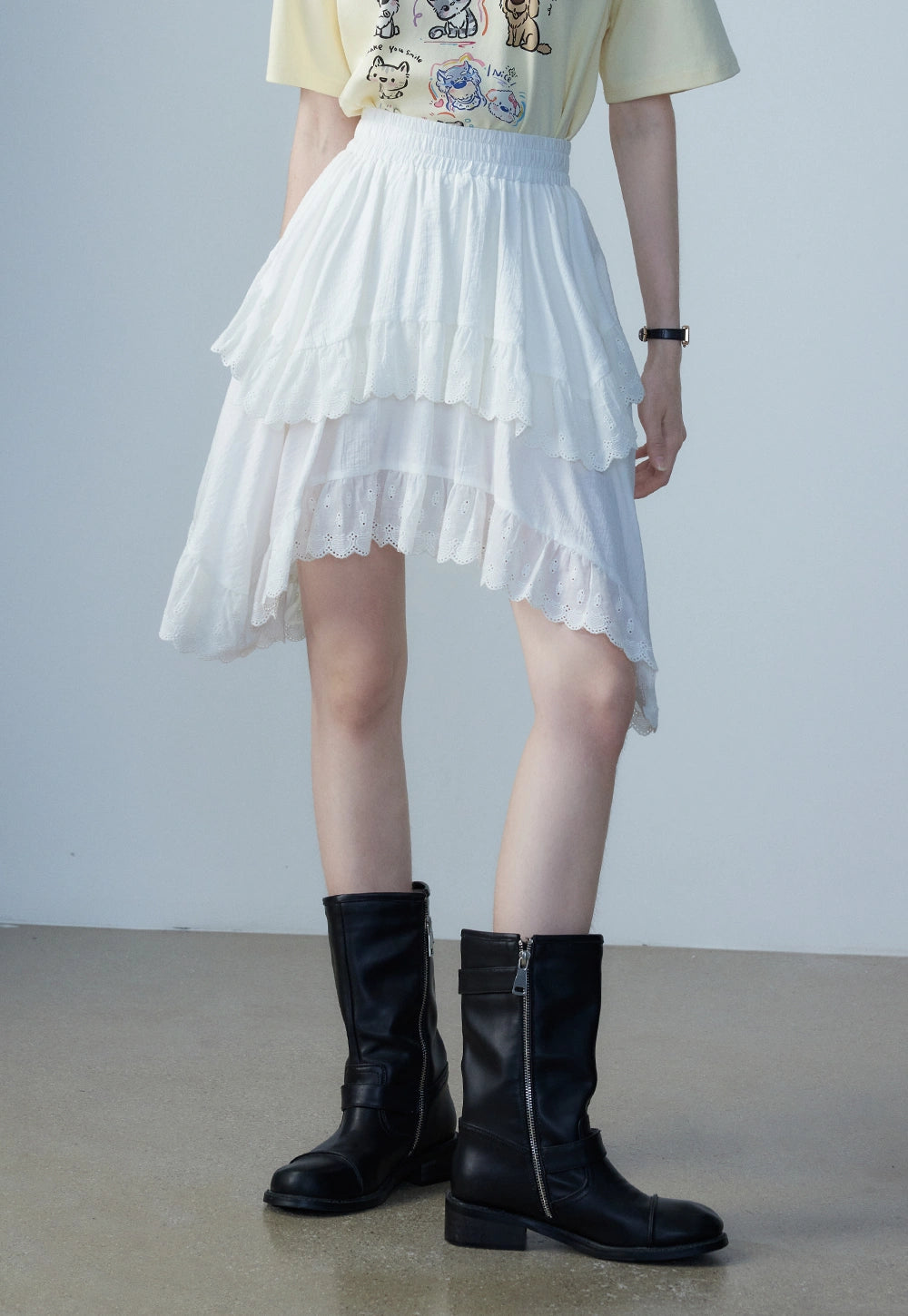 Women's Tiered Ruffle Skirt