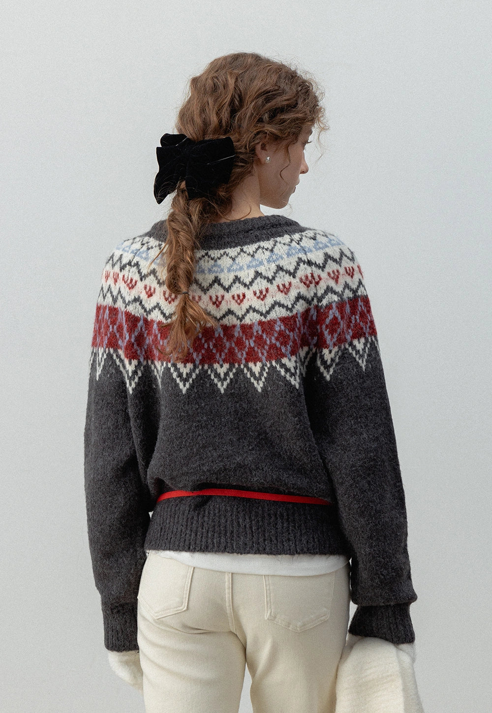 Women's Fair Isle Zip-Up Cardigan