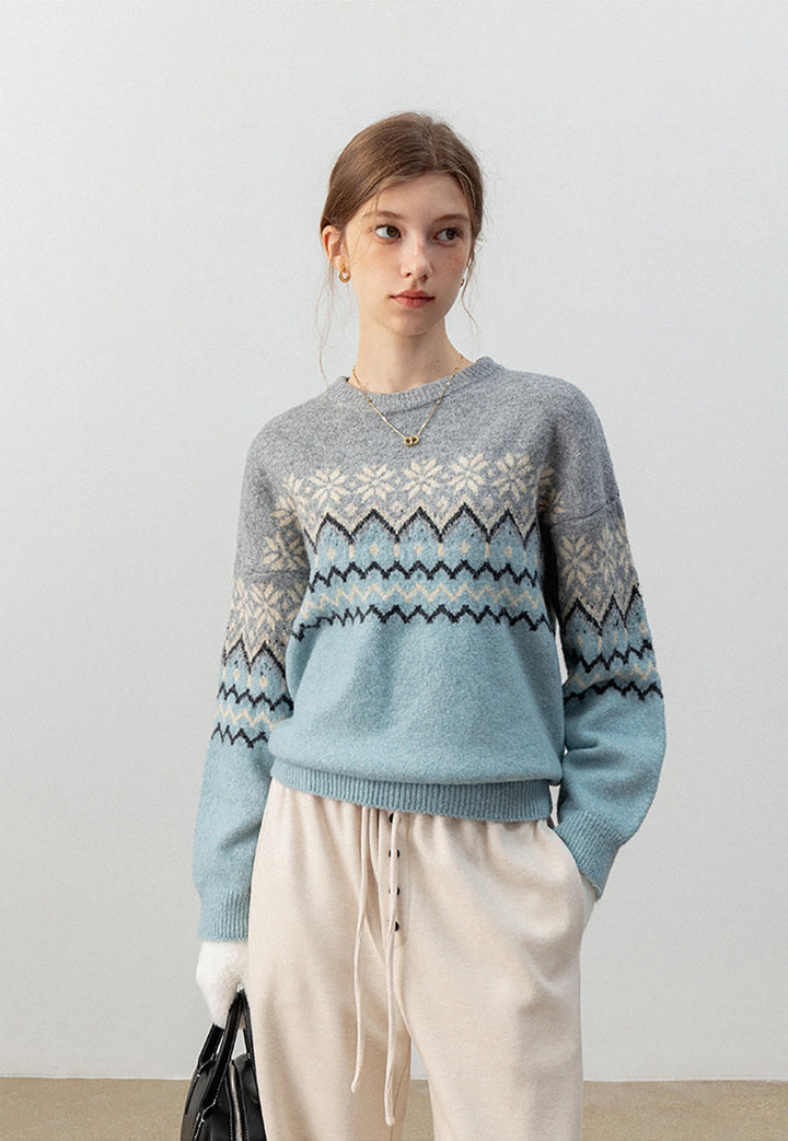 Women's Nordic Snowflake Sweater