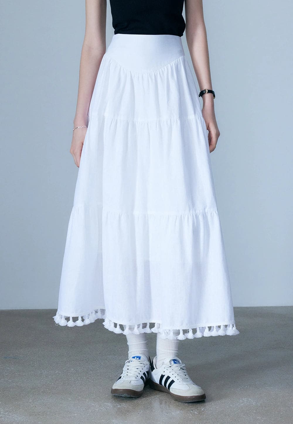 Women's Tiered Maxi Skirt