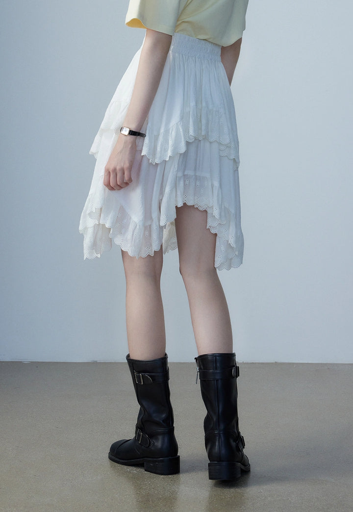 Women's Tiered Ruffle Skirt