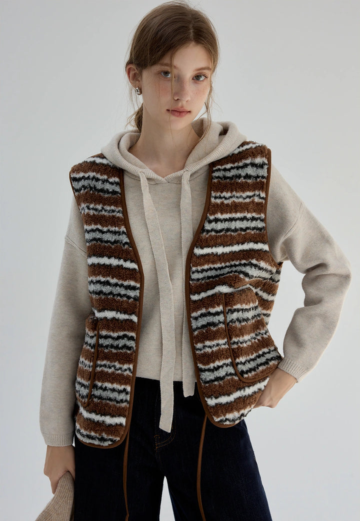 Reversible Sherpa Fleece Vest