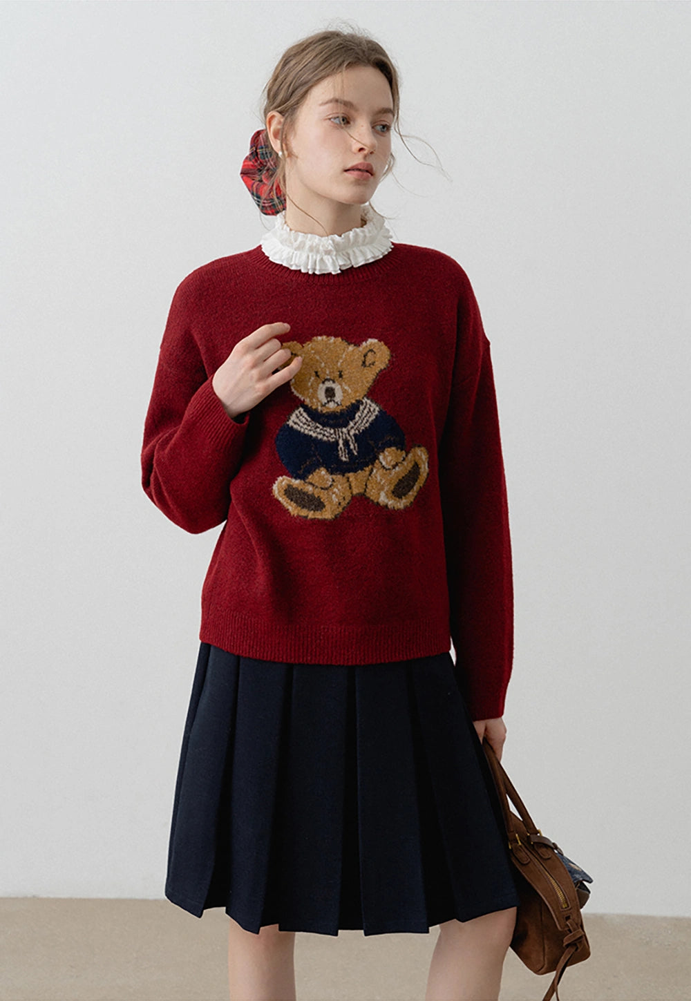 Women's Teddy Bear Graphic  Sweater