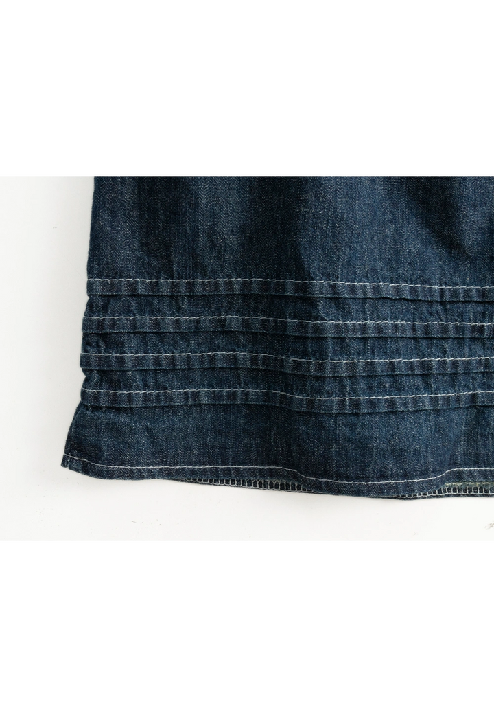 Váy midi denim nữ