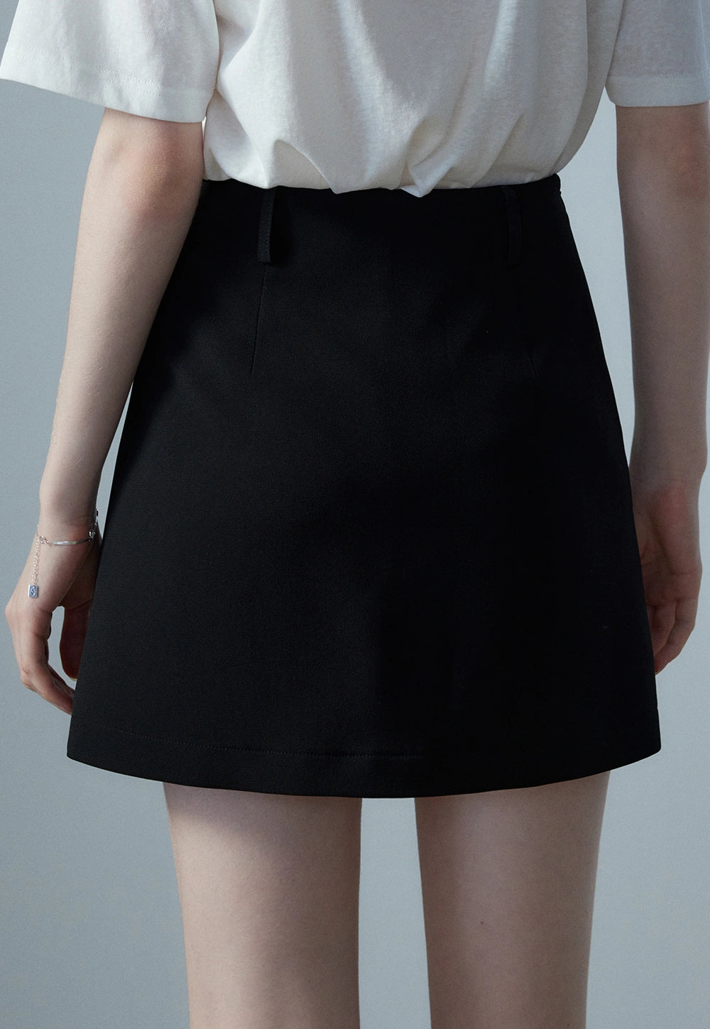 Women's Mini Skirt with Front Slit