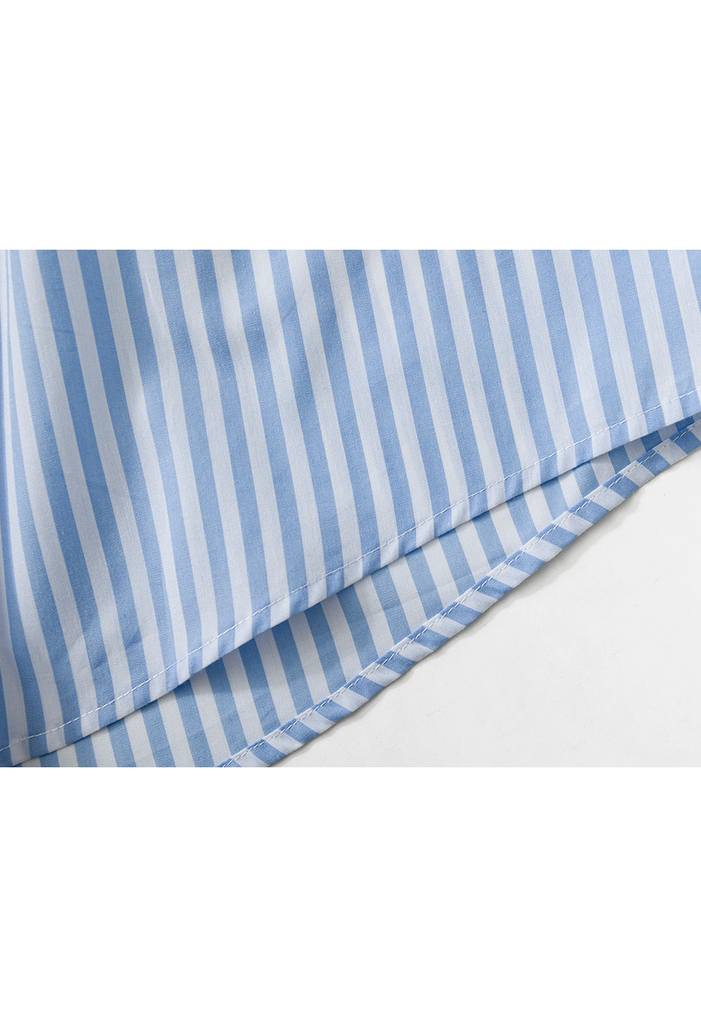 Women's Striped Button-Up Shirt