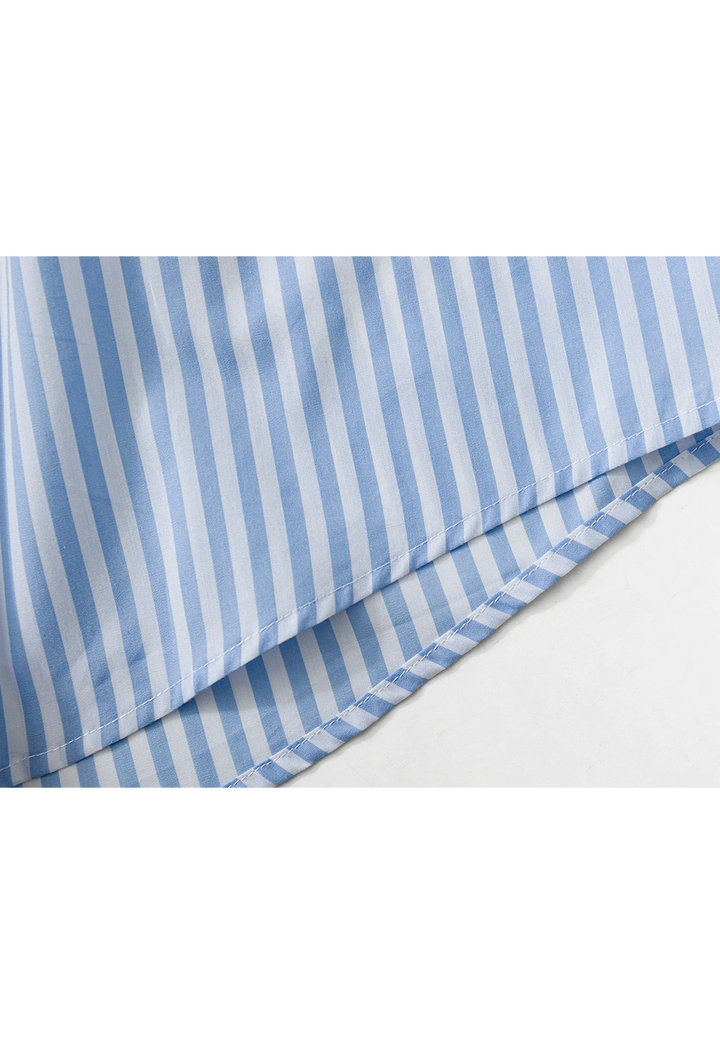 Women's Striped Button-Up Shirt