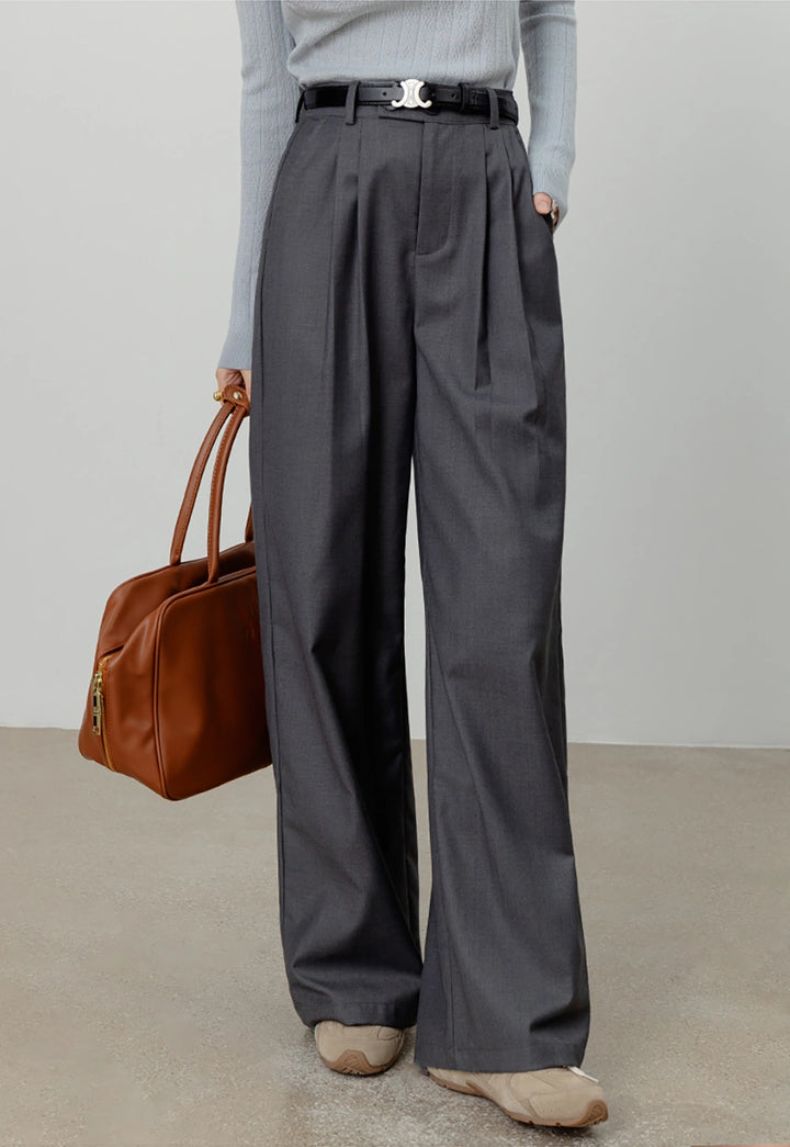 Women's Wide-Leg Tailored Trousers