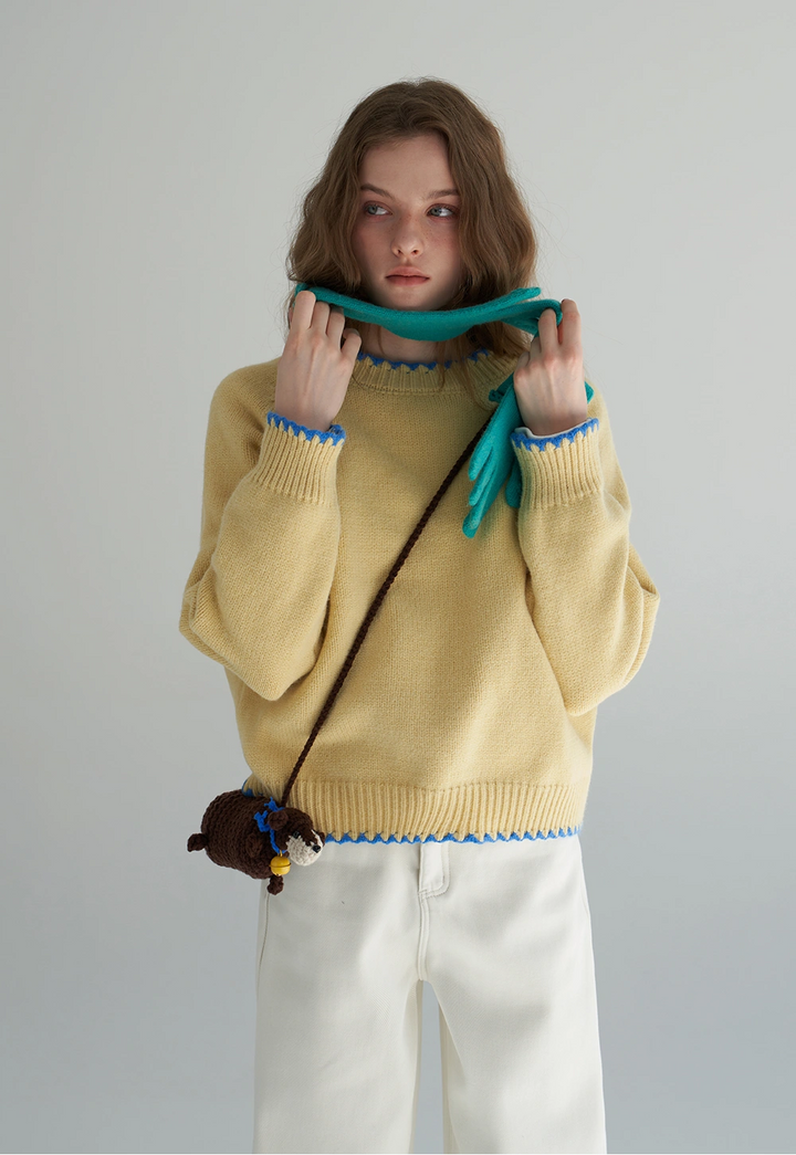 Women's Color Block Sweater