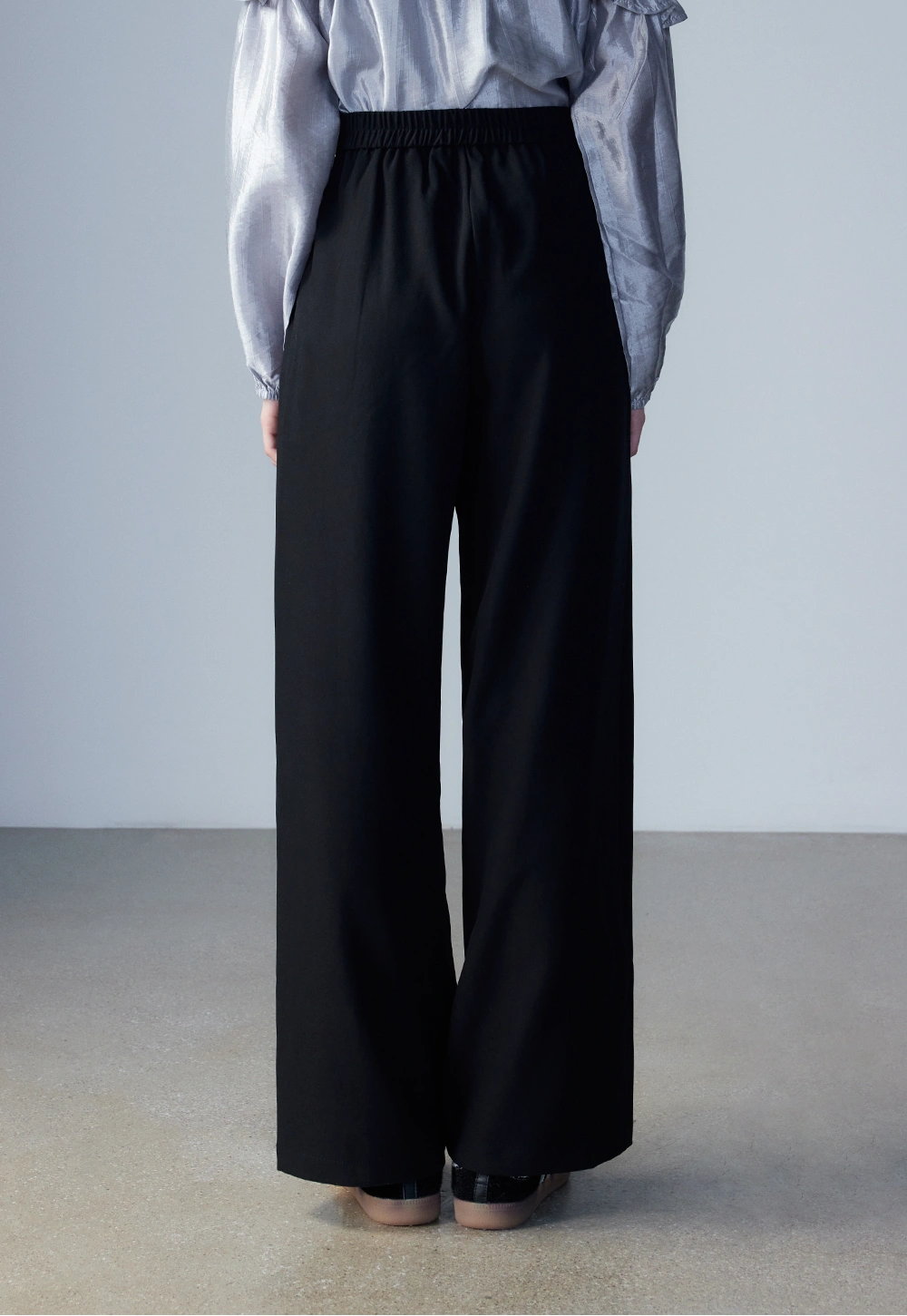 Women's Black Wide-Leg Pants