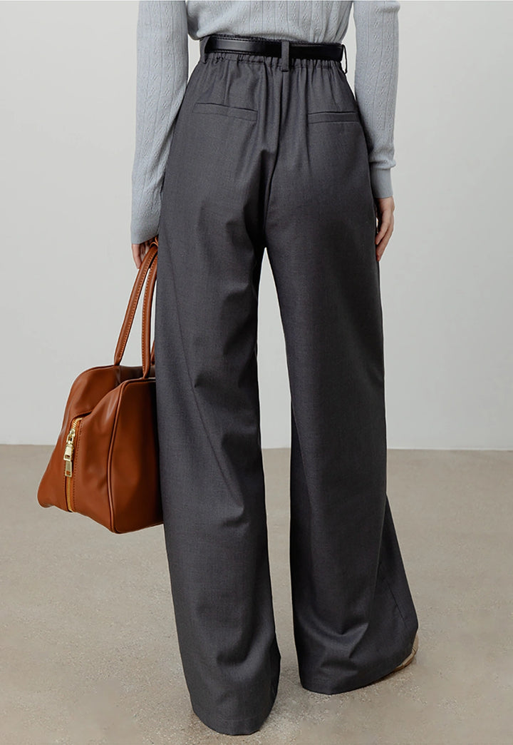 Women's Wide-Leg Tailored Trousers