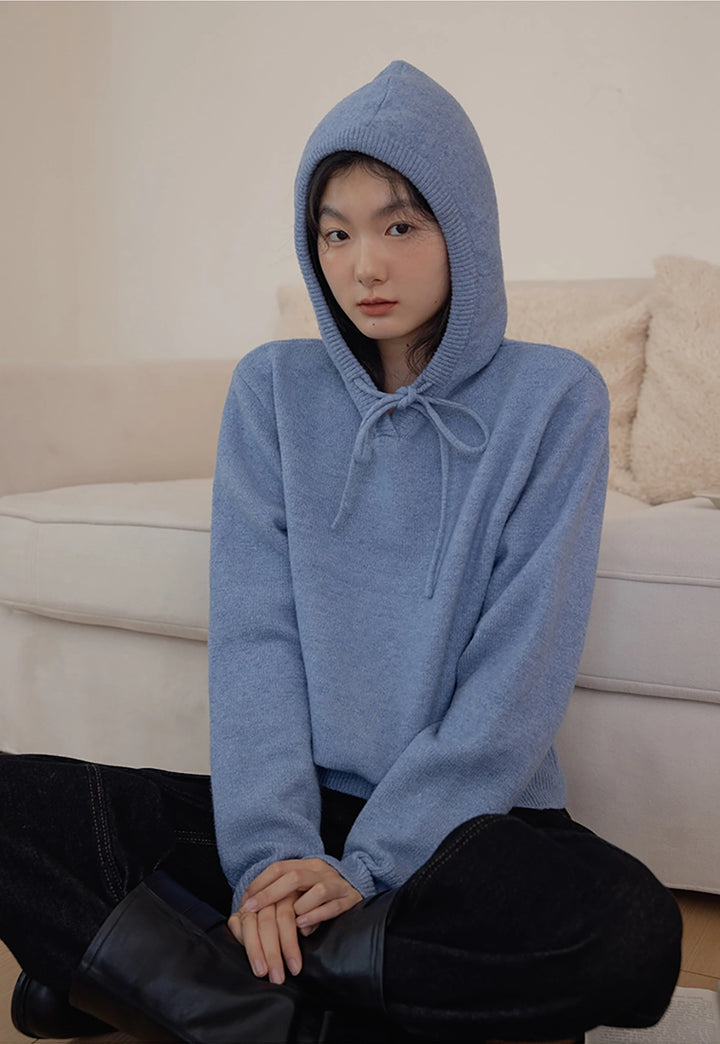 Cozy Knit Hoodie for Effortless Style