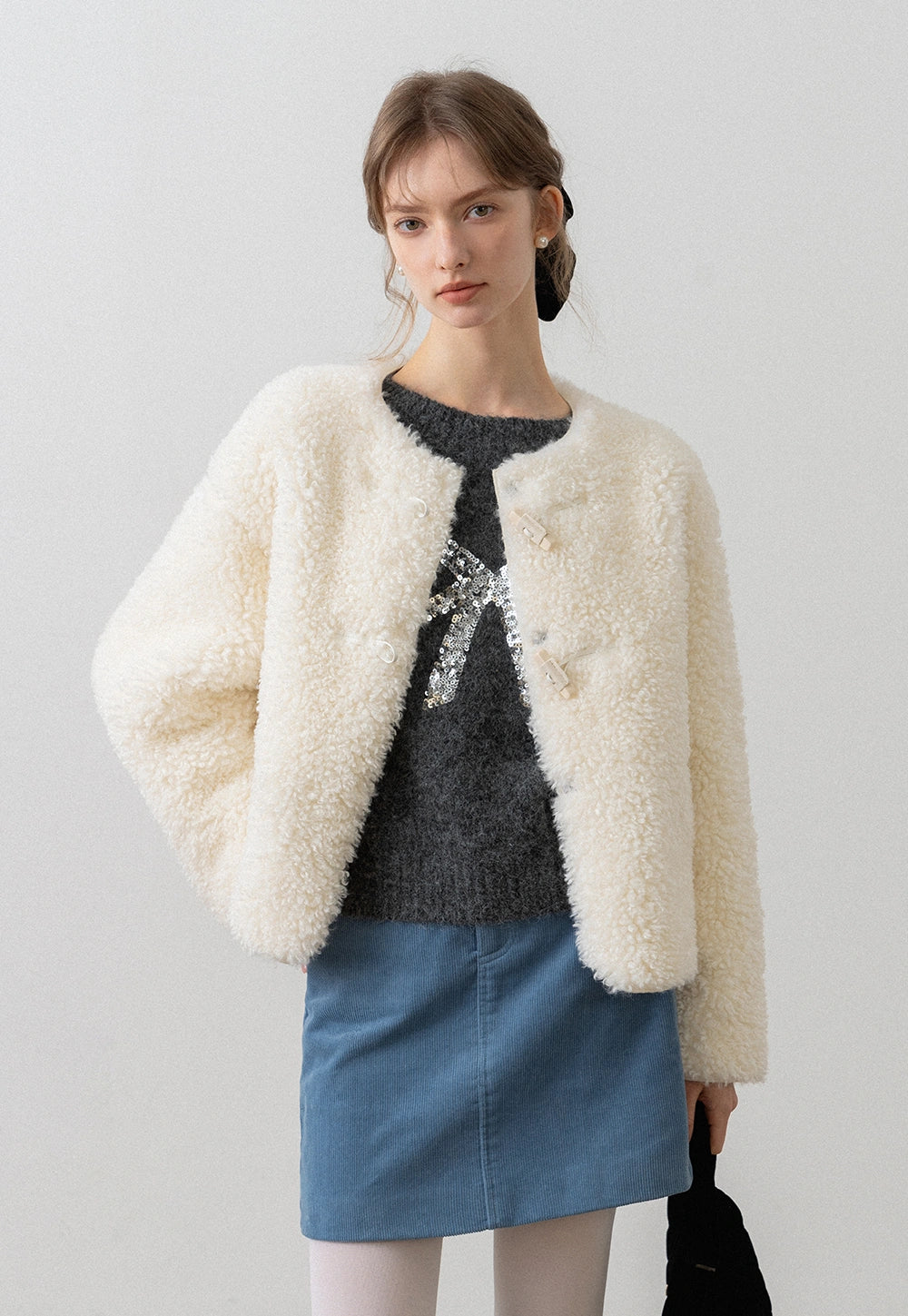 Women's Faux Fur Shearling Coat