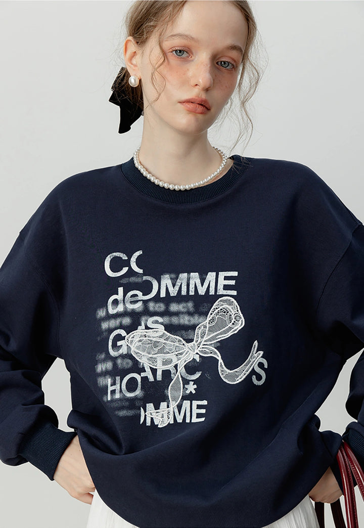 women's Graphic Print Sweatshirt