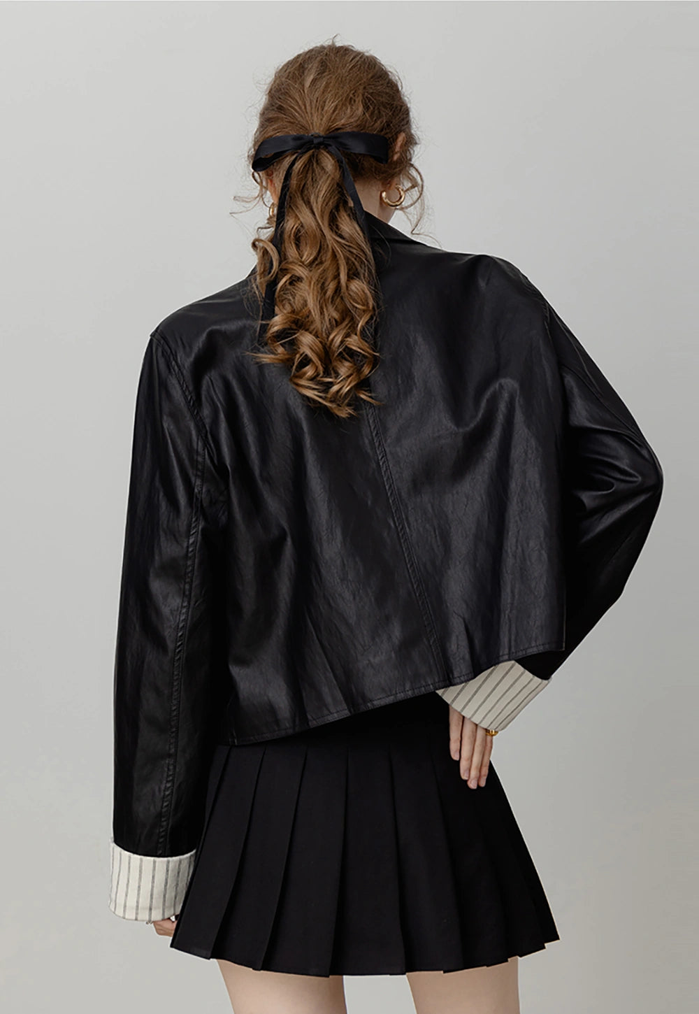 Women's Black Button-Up Jacket