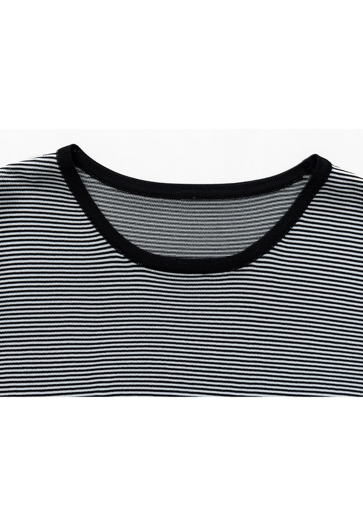 Women's Striped Ribbed Tee