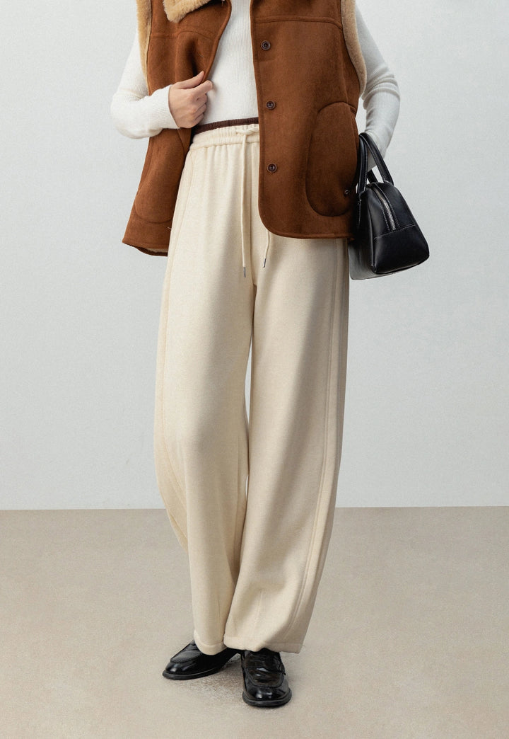 Wide-Leg Lounge Pants