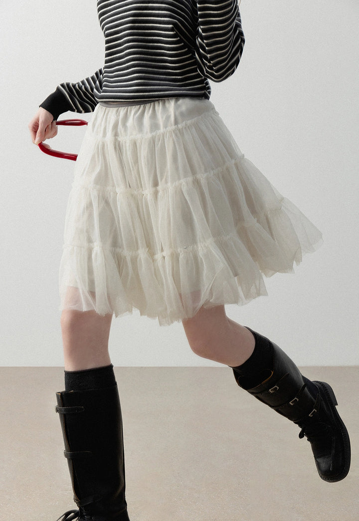 Women's Tiered Tulle Skirt