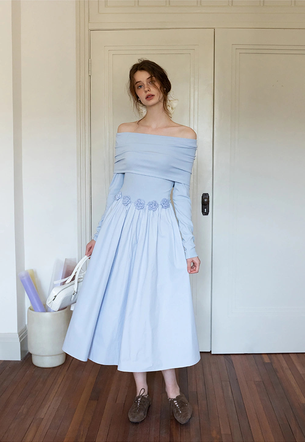 Women's Off-Shoulder Long Dress