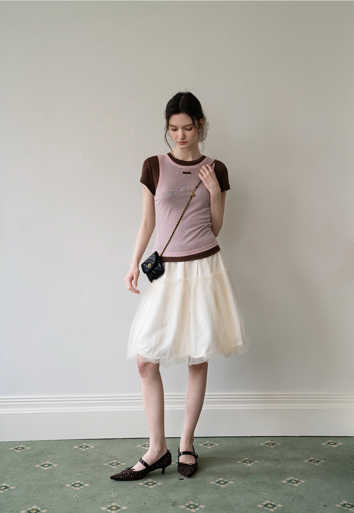 Women's Layered Tulle Skirt