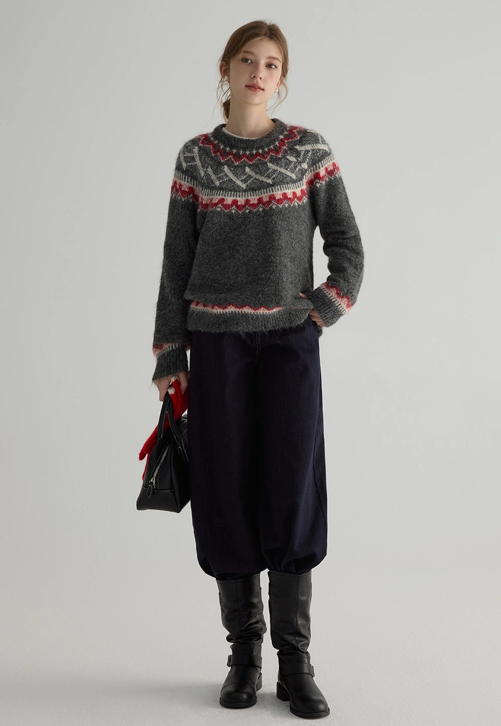 Women's Fair Isle Knit Sweater