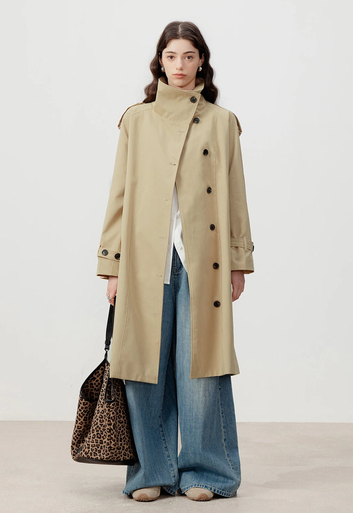 Classic Trench Coat with Belt