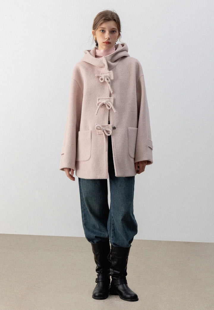 Toggle Tie Hooded Coat