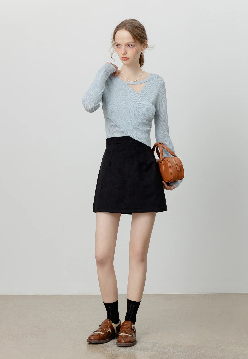 Women's Asymmetrical Knit Sweater