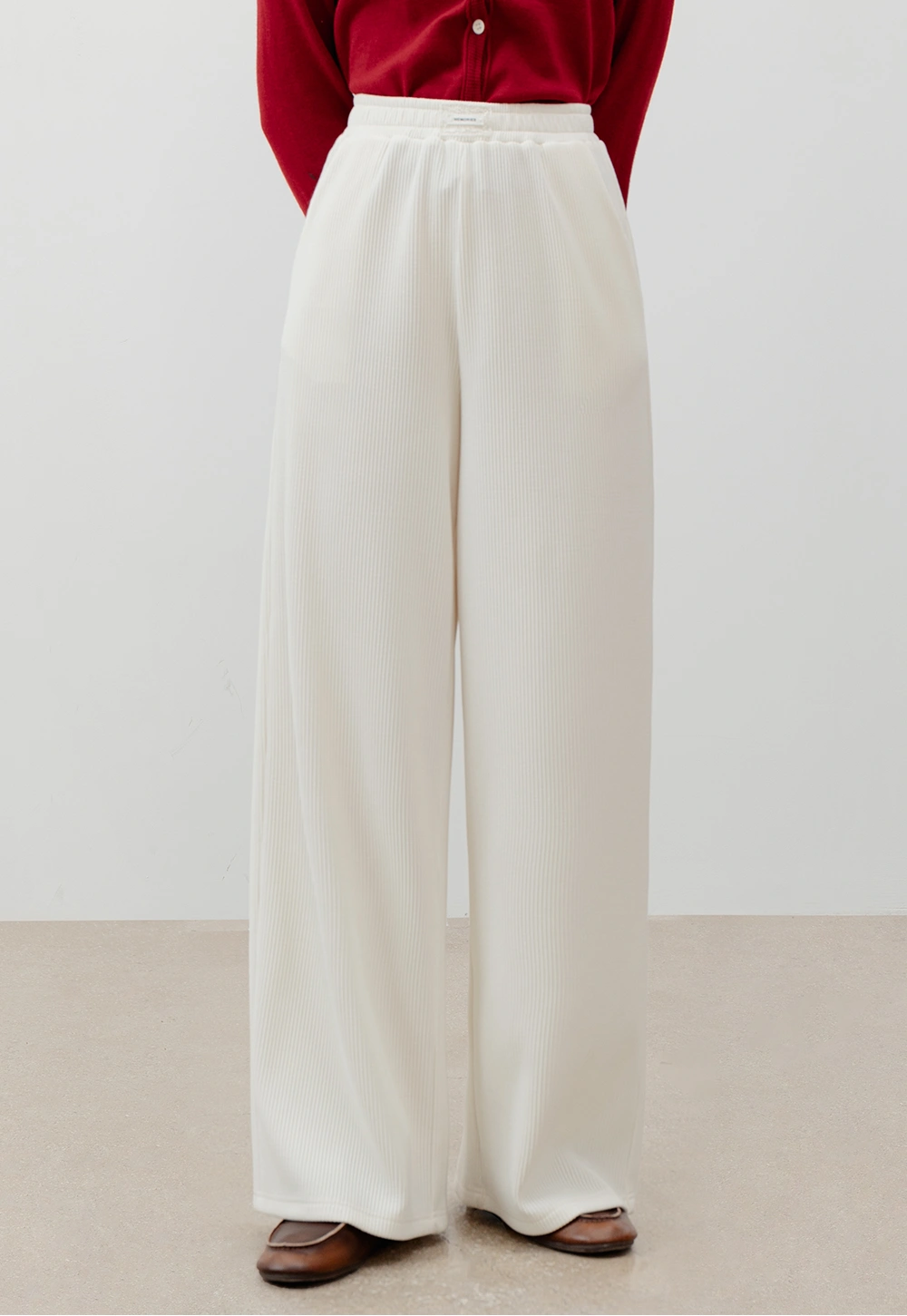 Wide-leg pleated Casual Pants