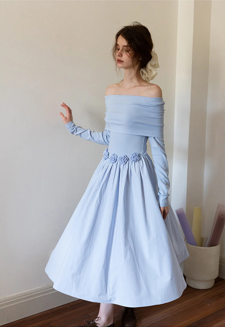 Women's Off-Shoulder Long Dress